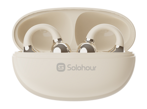 Audífonos Solohour ST7 OWS tipo clip-on over-ear con acabado electrochapado