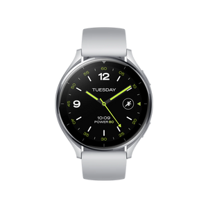 Xiaomi Watch 2 Sliver Case With Gray TPU Strap