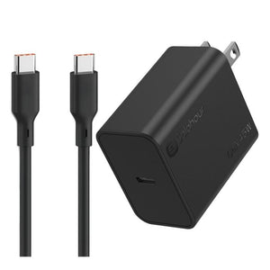 Combo Carga Rápida Cargador de Pared Solohour de 45W USB-C con Cable USB-C a USB-C de 1m y 3A