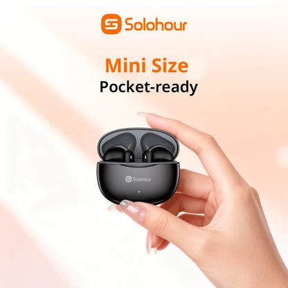 Audífonos Bluetooth TWS Solohour ST9 semi in-ear, mini y portátiles