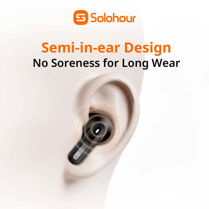 Audífonos Bluetooth TWS Solohour ST9 semi in-ear, mini y portátiles
