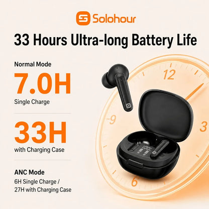 Solohour Solbuds ST1 ANC - Audífonos inalámbricos true wireless ST1B